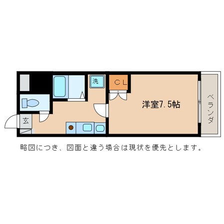 ヤングハイツ狛里の物件間取画像